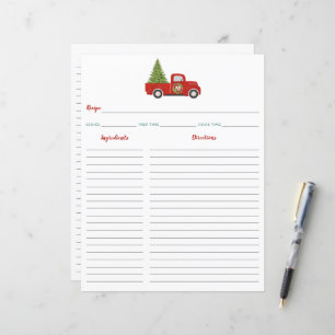 Papier Insère dans le classeur de recettes pour un camion