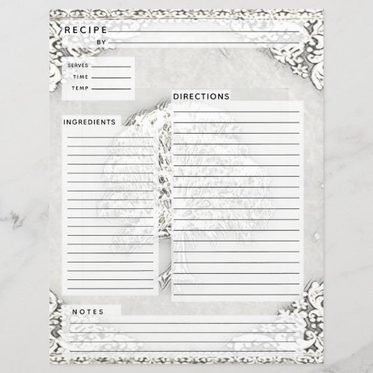 Papier Insertion de la recette Arbre de vie (Dos)