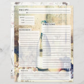 Papier Insertion de recette italienne Rustlic (Devant / Derrière)