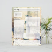 Papier Insertion de recette italienne Rustlic (Debout devant)