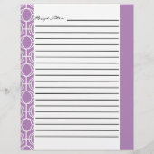 Papier Insertions de recettes de anneaux d'éternité liées (Dos)