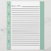 Papier Insertions de recettes de anneaux d'éternité liées (Dos)