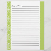 Papier Insertions de recettes de anneaux d'éternité liés  (Dos)