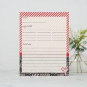 Papier Insertions de recettes de sucres de canne et de ca (Debout devant)