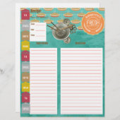 Papier Insertions de recettes fraîches garanties (Devant / Derrière)