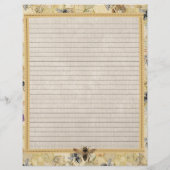 Papier Insertions de recettes vintages pour apiculteur (Dos)