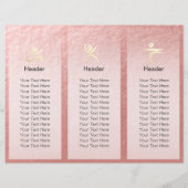 Papier Instructeur de méditation Yoga Gold Mandala Tri-Fo (Dos)