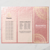 Papier Instructeur de méditation Yoga Gold Mandala Tri-Fo (Devant)