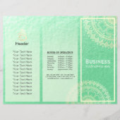 Papier Instructeur de méditation Yoga Gold Mandala Tri-Fo (Devant)