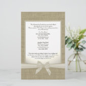 Papier Instructions pour le Burlap et le Bow (Debout devant)