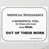 Papier Intelligence artificielle - affiche (Devant)