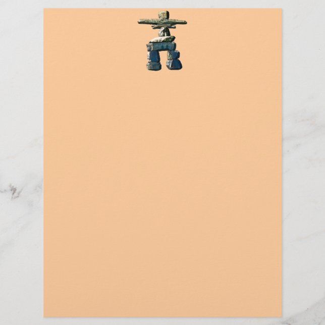 Papier Inukshuk Native American Spirit Stones (Devant)