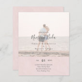 Papier Invitación de Boda con Superposición de Fotos (Devant / Derrière)