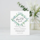 Papier Invitacion Nuestra Boda - Eucalyptus Moderne (Debout devant)