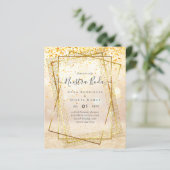 Papier Invitaciones de Boda, Mariage espagnol GOLD Budget (Debout devant)