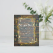 Papier Invitaciones de Boda, Mariage espagnol GOLD Budget (Debout devant)