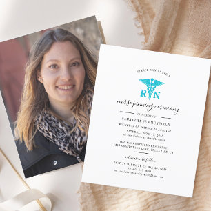 Papier Invitation à la cérémonie d'épinglage des infirmiè