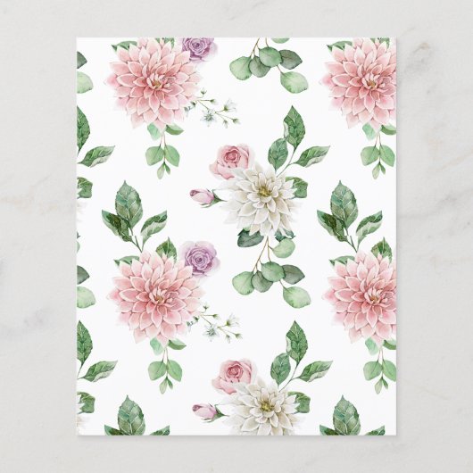 Papier Invitation à la douche nuptiale à papillon rose Bu (Dos)