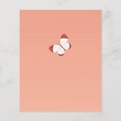 Papier Invitation à la douche nuptiale Boho Budget (Dos)