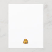 Papier Invitation à la douche nuptiale Budget Bee (Dos)