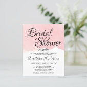 Papier Invitation à la douche nuptiale budgétaire (Debout devant)