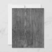 Papier Invitation à la douche nuptiale du tournesol Budge (Dos)