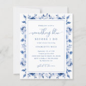 Papier Invitation à la douche nuptiale Florale Budget (Devant)