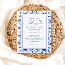 Invitation à la douche nuptiale Florale Budget