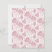 Papier Invitation à la douche nuptiale flush Budget (Dos)