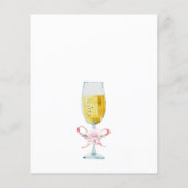 Papier Invitation à la douche nuptiale Rose (Dos)