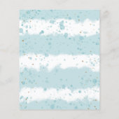 Papier Invitation à la douche pour bébé garçon heureux si (Dos)