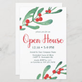 Papier Invitation à la fête à la Maison ouverte de la soc (Devant / Derrière)