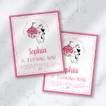 Papier Invitation à la fête d'anniversaire de Cat Kid<br><div class="desc">Invitations amis et la famille pour célébrer l'anniversaire de votre enfant avec cette invitation mignonne fêté de chat. **VEUILLEZ LIRE AVANT D'ACHETER** 1. La papeterie budgétaire mesure 4, 5 po x 5, 6 po et s'intègre dans une enveloppe A6. Vous pouvez ajouter des enveloppes blanches à votre commande. 2. Chaque...</div>