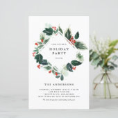 Papier Invitation à la fête de l'hiver (Debout devant)