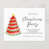 Papier Invitation à la fête de Noël (Devant)