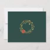 Papier Invitation à la fête de Noël de la maison ouverte (Dos)