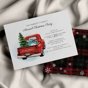 Papier Invitation à la fête de Noël de la réunion annuell