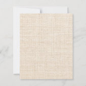 Papier Invitation à la fête de Noël naturelle du pin de B (Dos)