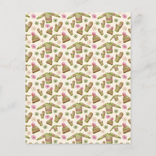 Papier Invitation à la fête de Noël pour un pull moche bu (Dos)