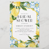 Papier Invitation à la Fête des mariées du citron méditer (Devant)