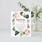 Papier Invitation à la fête du thé nuptial (Debout devant)