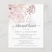 Papier Invitation à la répétition budgétaire des fleurs r (Devant)