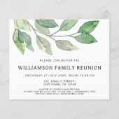 Papier Invitation à la réunion de famille budgétaire (Devant)