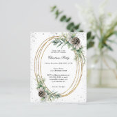 Papier Invitation à la soirée de Noël de la société QR co (Debout devant)