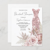 Papier Invitation à la tenue de Fête des mariées Mariage  (Devant / Derrière)