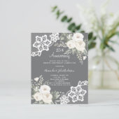 Papier Invitation à l'anniversaire du 25e anniversaire de (Debout devant)