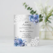 Papier Invitation à l'anniversaire du 25e anniversaire Si (Debout devant)