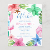 Papier Invitation à une fête d'anniversaire sur le thème (Devant)
