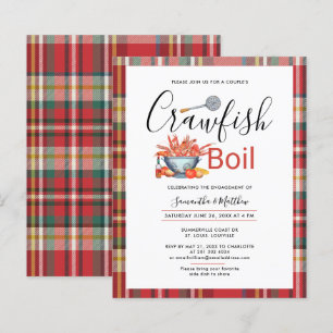 Papier Invitation à une Fête de Fruits de Mer : Ébullitio