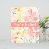 Papier Invitation à une fête de mariage (Debout devant)